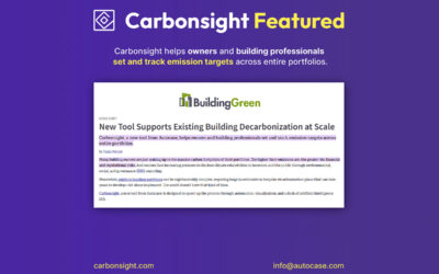 BuildingGreen Spotlights Carbonsight: Pioneering Real Estate Decarbonization
